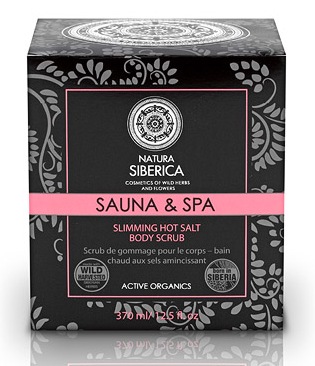 Sauna&Spa Peeling Corporal Caliente A Base De Sal Anticelulítico - 370 Ml.