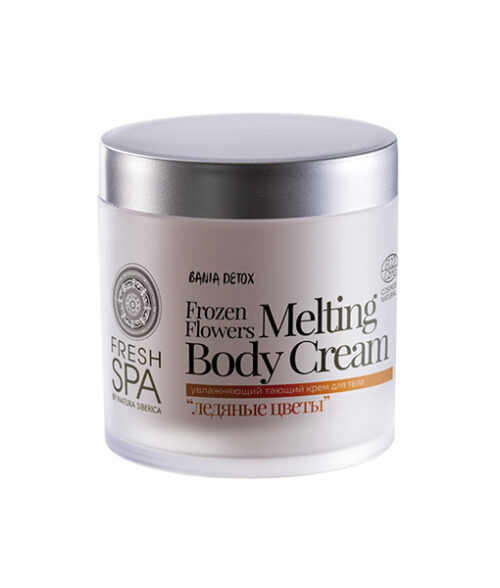 Crema Corporal Fundente Flores Del Hielo, Hidratante - 400 Ml.