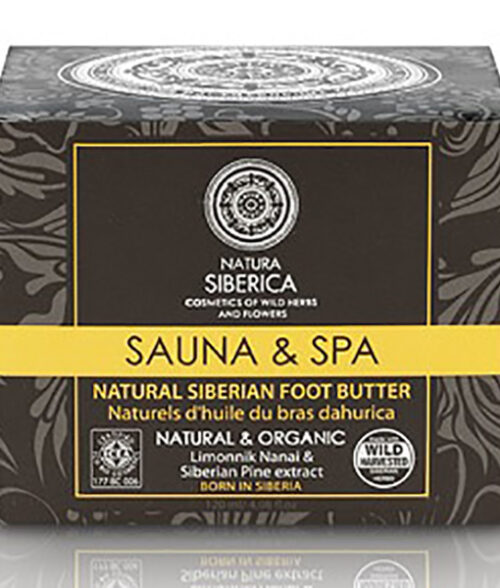 Sauna&Amp;Spa Manteca Natural Siberiana Para Pies - 120 Ml.