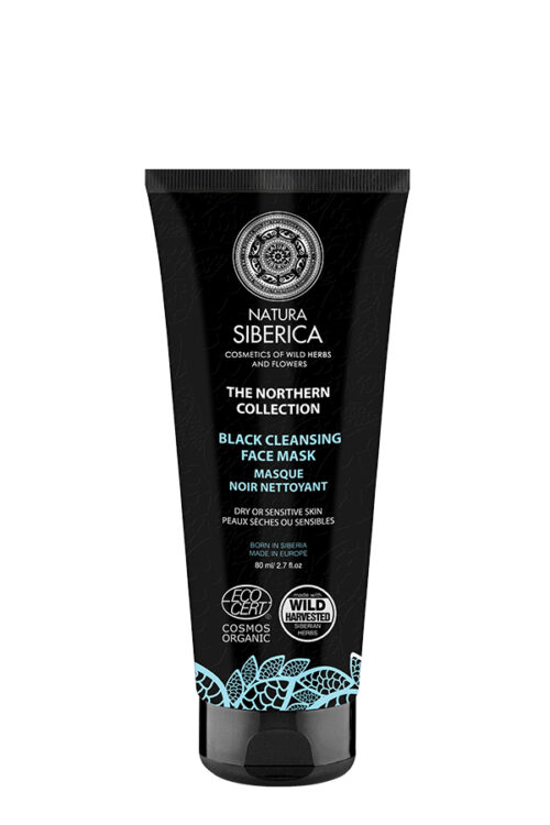 Mascarilla facial negra limpiadora