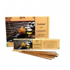 Varillas de Incienso Goloka Canela, Fragancia Dulce y Suave