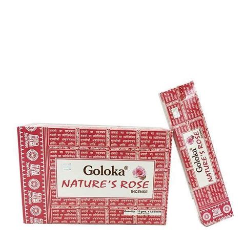 Varillas de Incienso Goloka Nature Rose 15g
