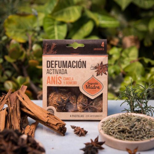 Sagrada Madre pastillas de defumacion Canela y Anis