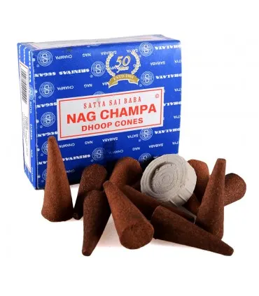 Conos de incienso Satya Nag Champa
