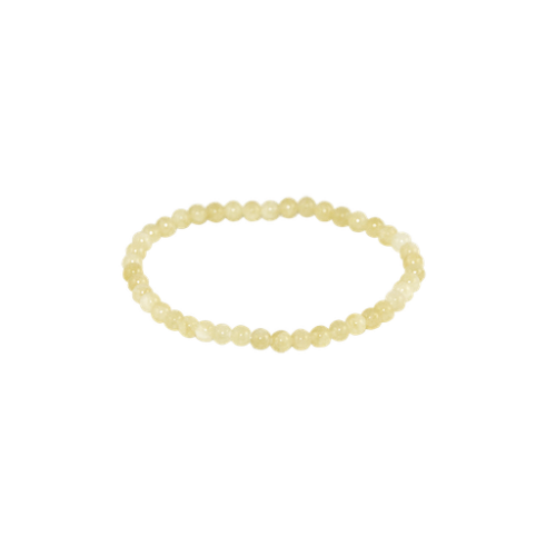 Pulsera de aragonito de 6mm hecha a mano | Piedra natural de fuerza y estabilidad emocional