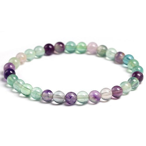 pulsera de fluorita de 6mm