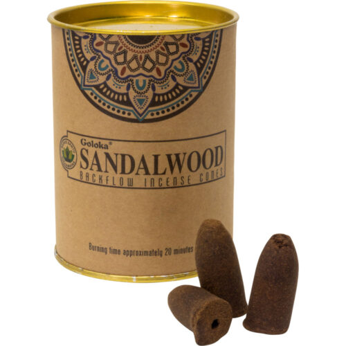 Conos de Incienso Goloka Sandalwood conos reflujo