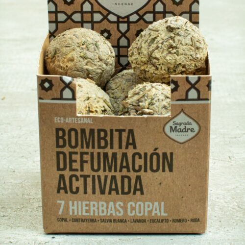 Bombitas de Incienso Sagrada Madre 7 Hierbas y Copal 8uds