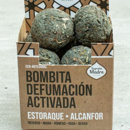 Bombitas de Incienso Sagrada Madre Estoraque y Alcanfor 8uds