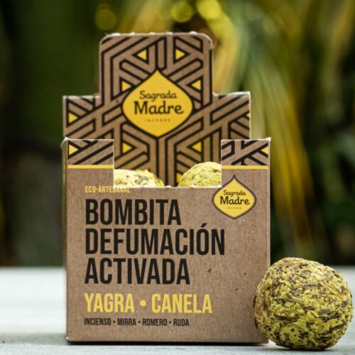 Bombitas de Incienso Sagrada Madre Yagra y Canela 8uds