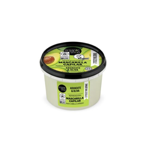 ORGANIC SHOP - Mascarilla capilar reparadora Aguacate y Miel 250 ML