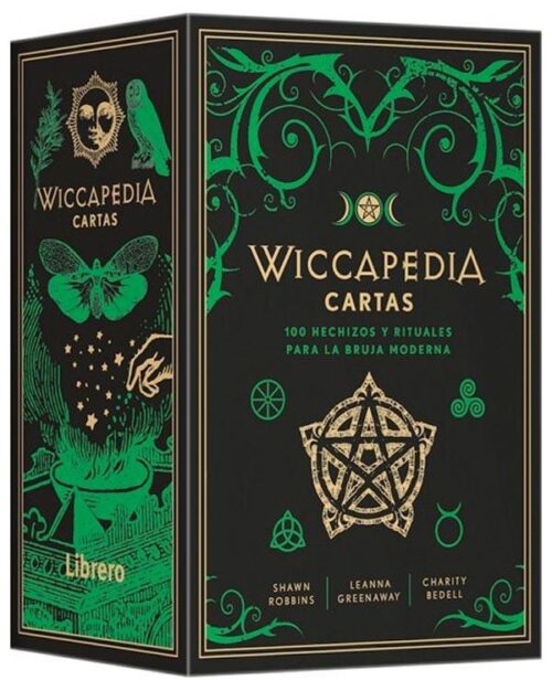 Wiccapedia Cartas - Juego de Cartas de Magia y Wicca con Libro Guía