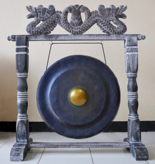 Gong de Meditacion 35cm con Soporte - Experiencia de Meditación Profunda y Relajante