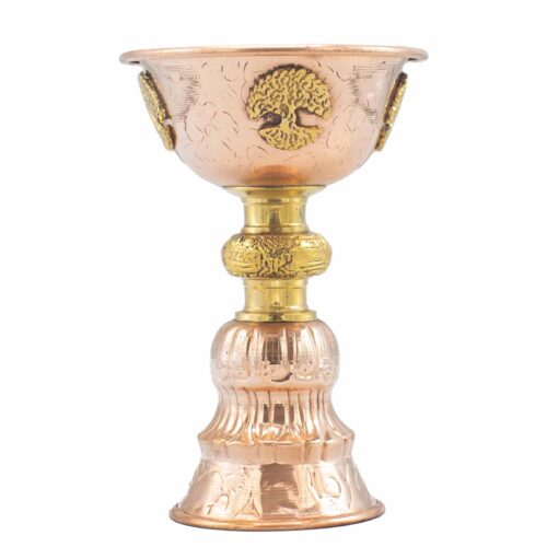 Copa Ritual de Cobre con Árbol de la Vida - Hermosa pieza artesanal para ceremonias y rituales